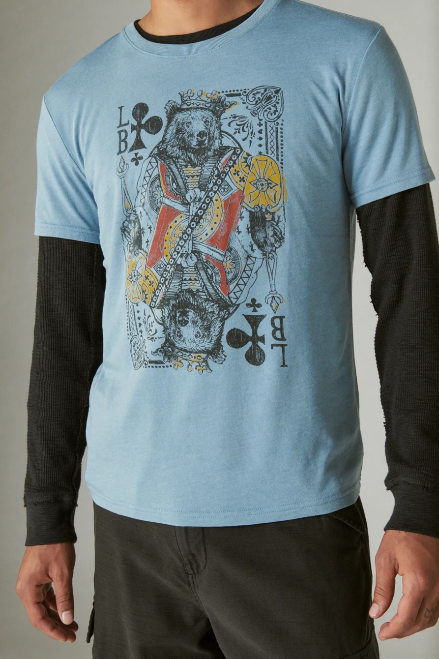 BEAR KING CARD TEE, image 2