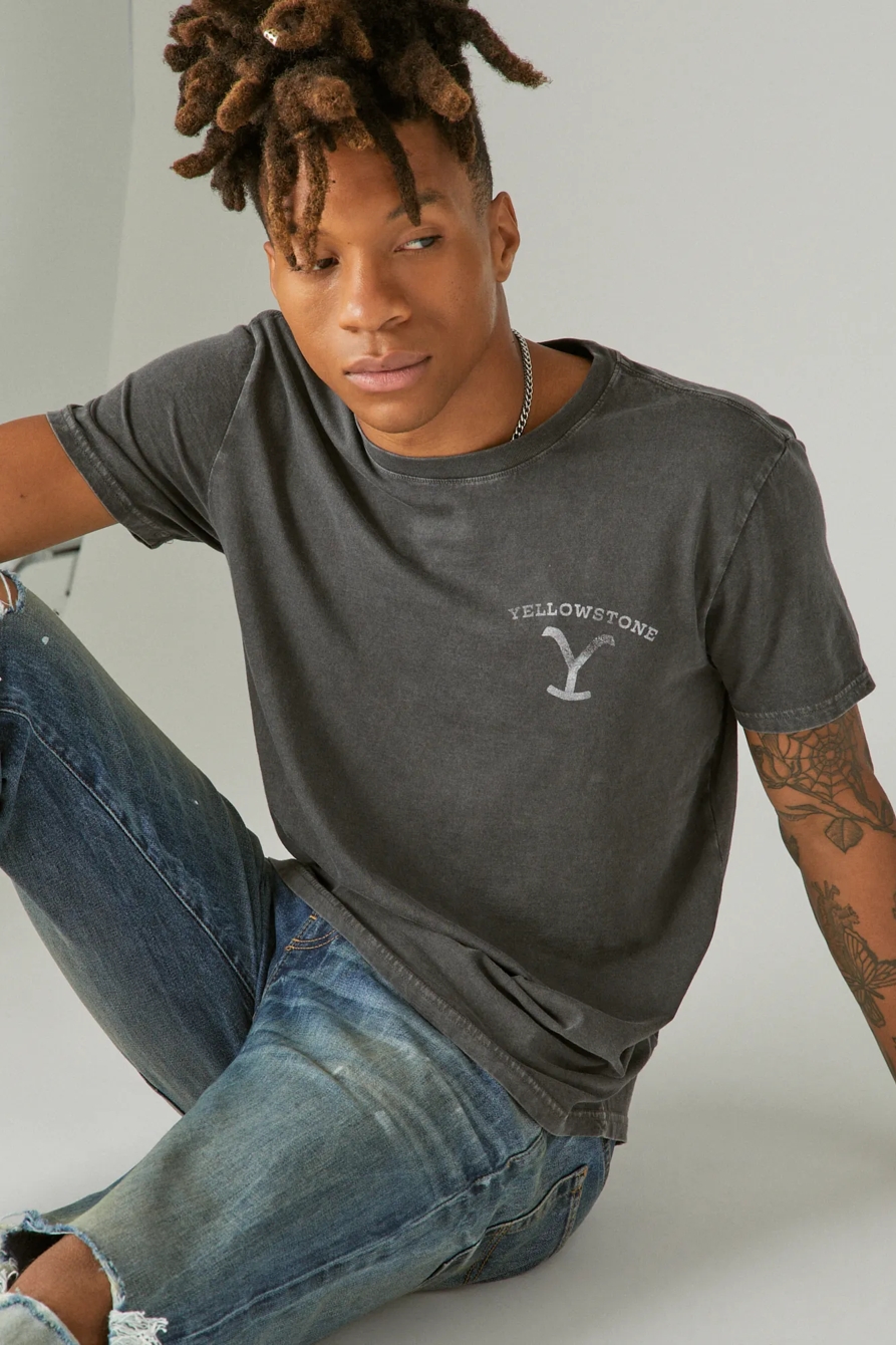 YELLOWSTONE DUTTON RANCH SKULL TEE, image 3