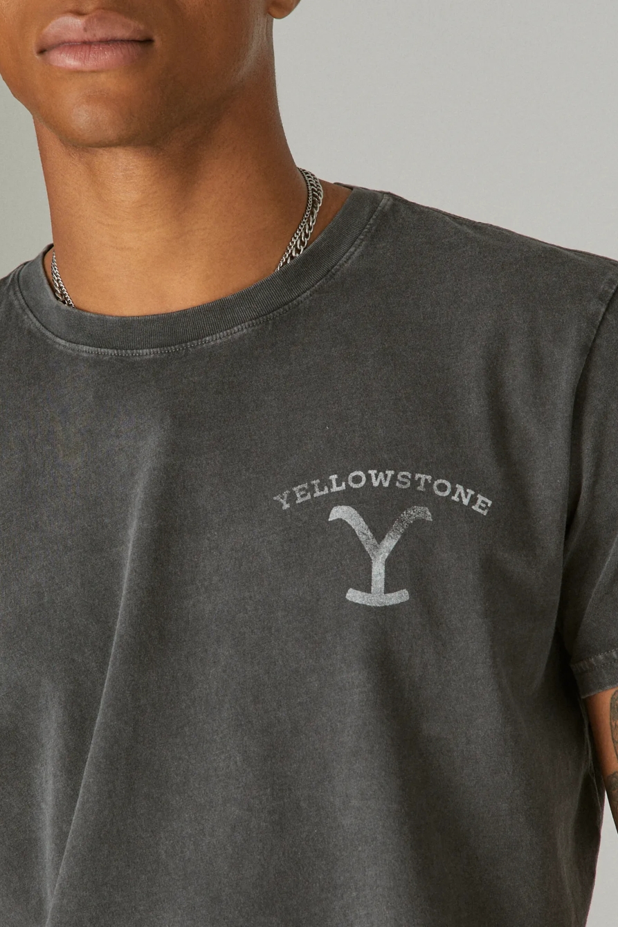 YELLOWSTONE DUTTON RANCH SKULL TEE, image 4