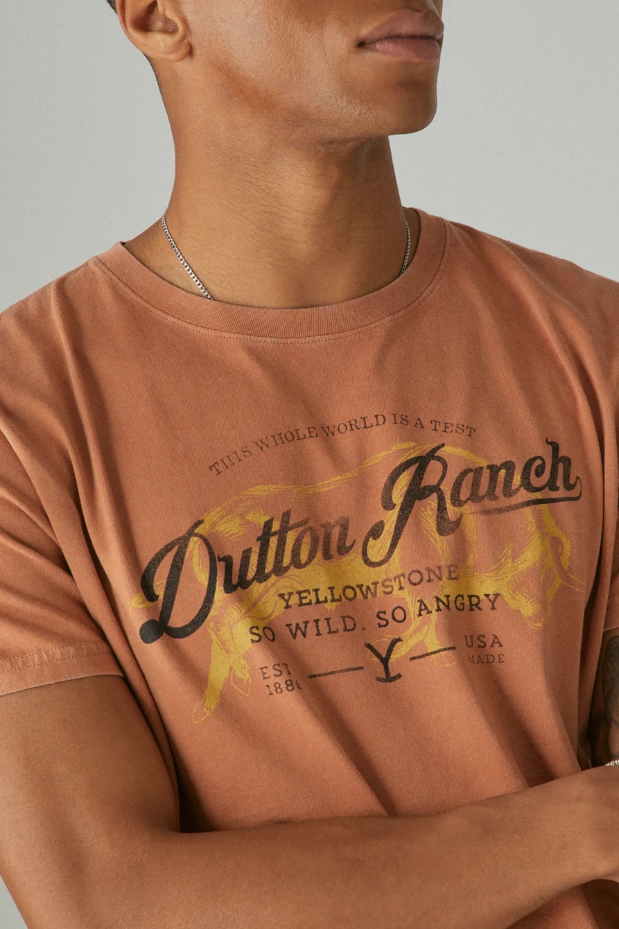 YELLOWSTONE DUTTON RANCH SCRIPT TEE, image 2