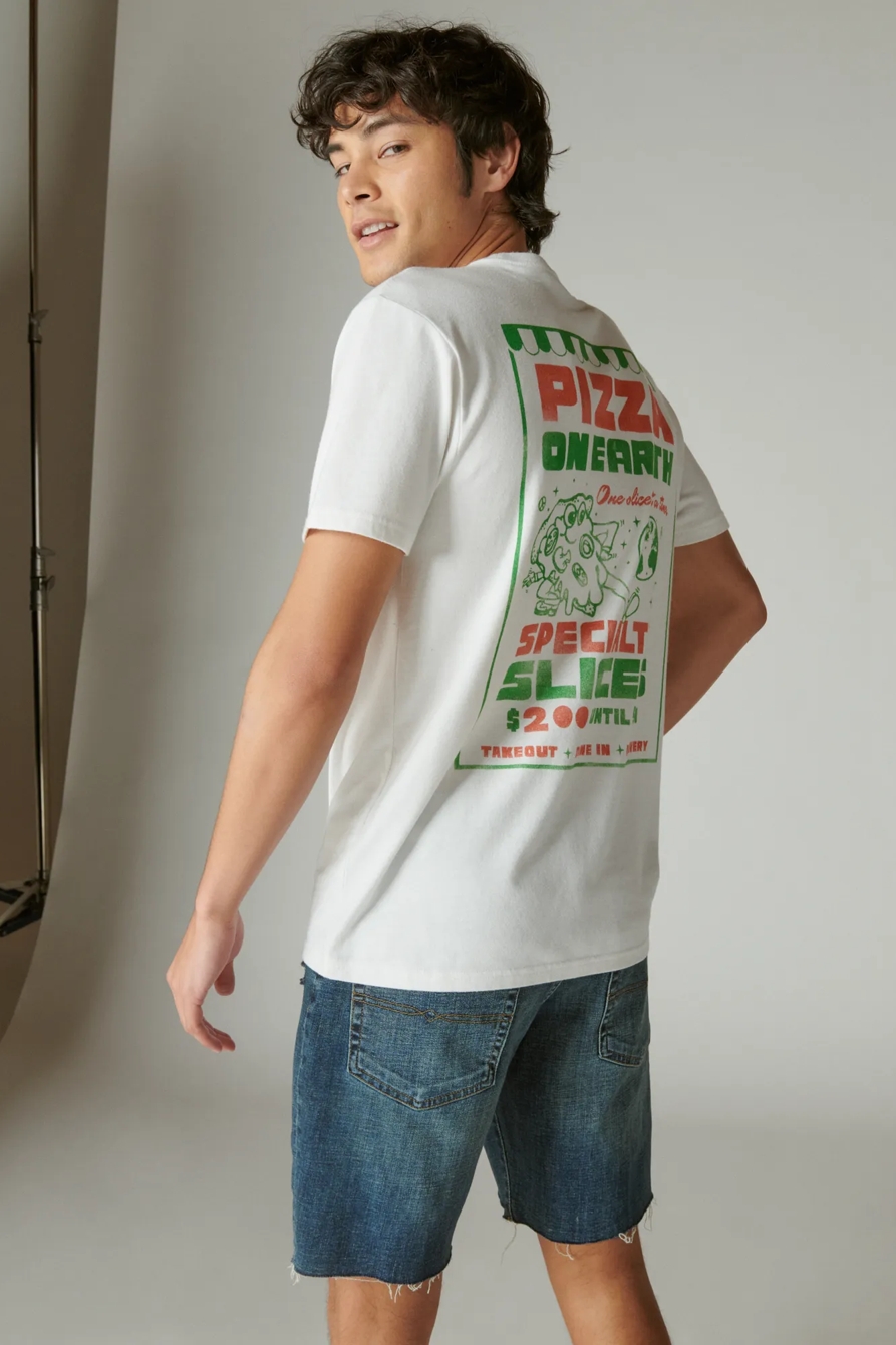 PIZZA ON EARTH TEE, image 1
