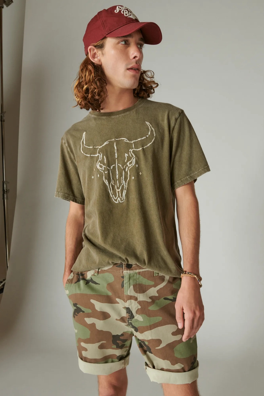 STEER SKULL TEE, image 2