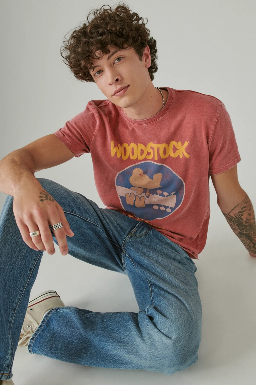 WOODSTOCK POSTER TEE, image 1