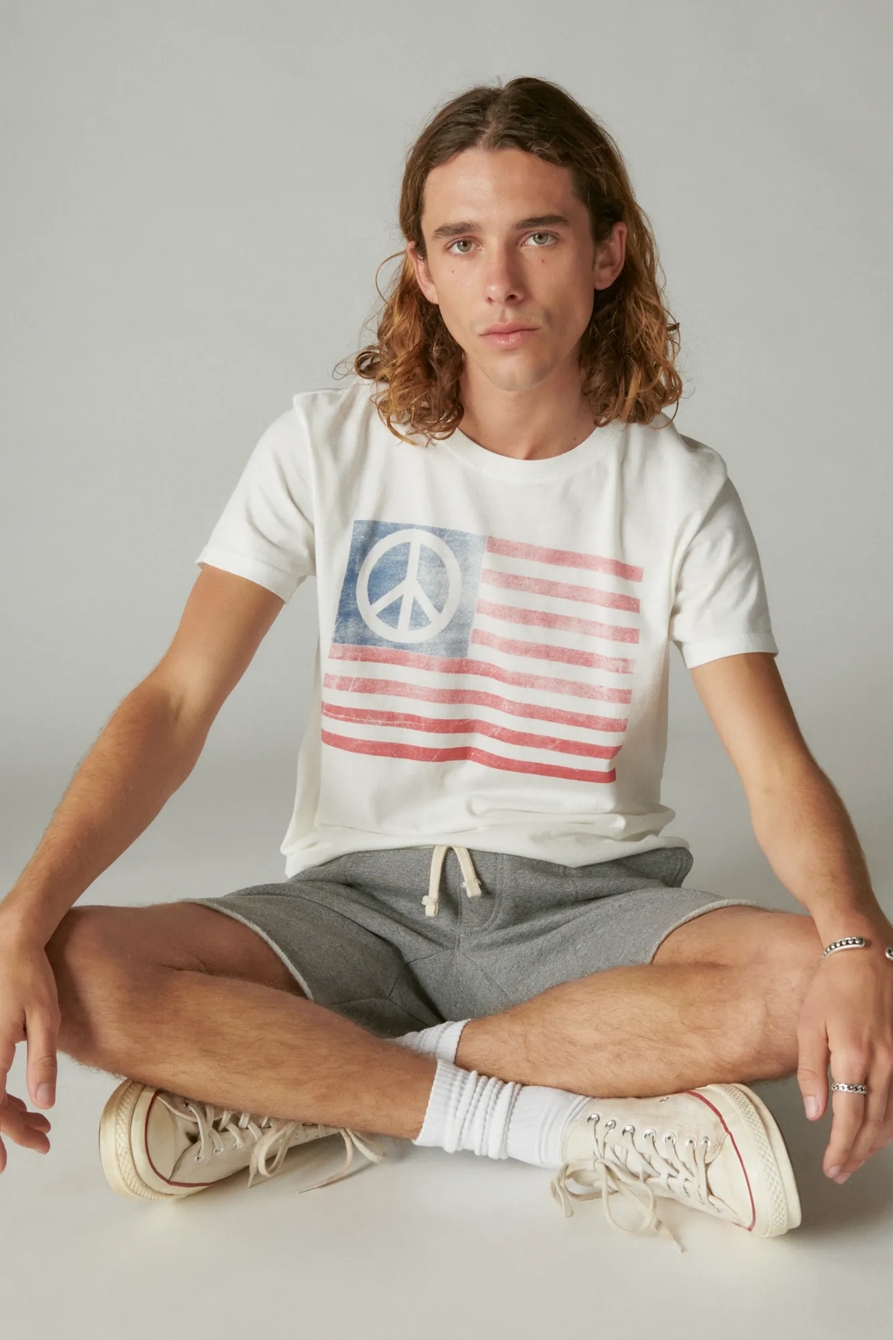 PEACE FLAG TEE, image 1