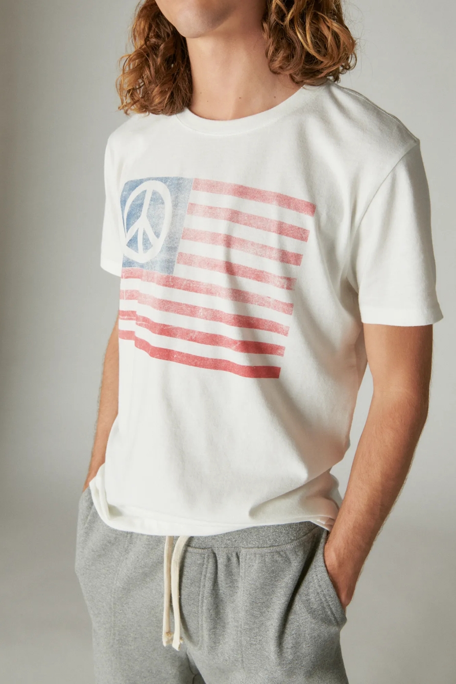 PEACE FLAG TEE, image 2