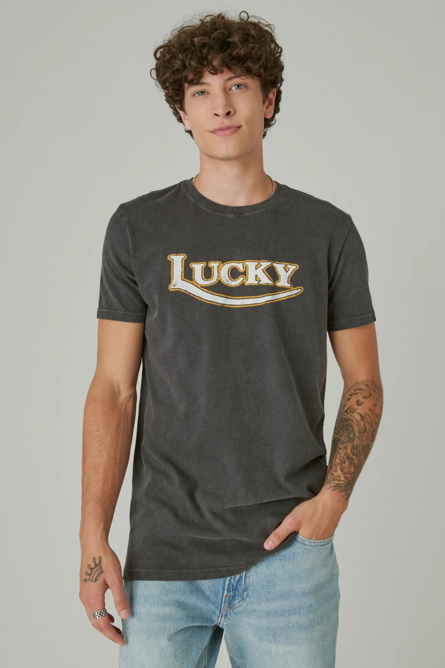 LUCKY MOTO LOGO TEE, image 3