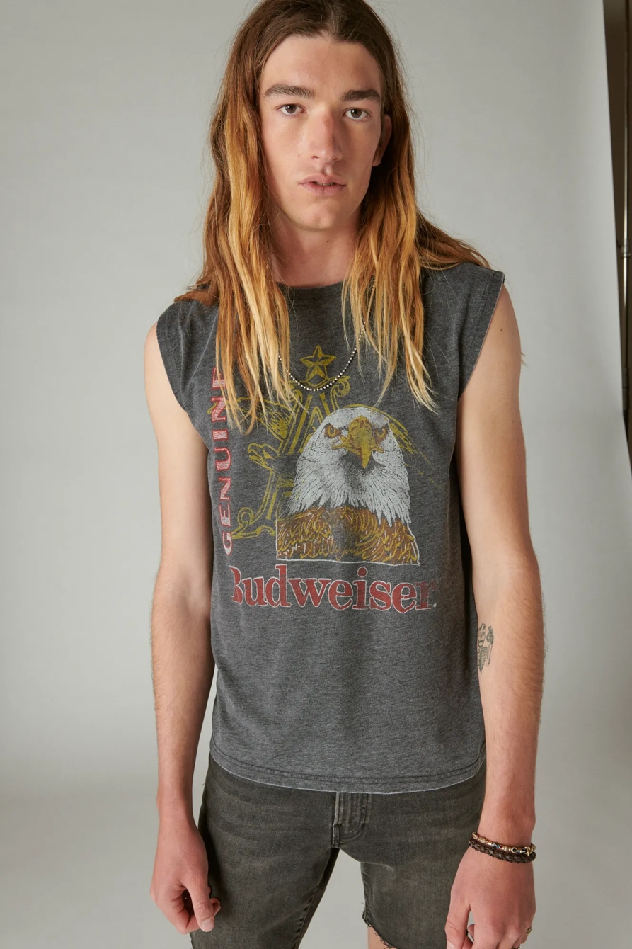 BUDWEISER EAGLE MUSCLE TEE, image 1
