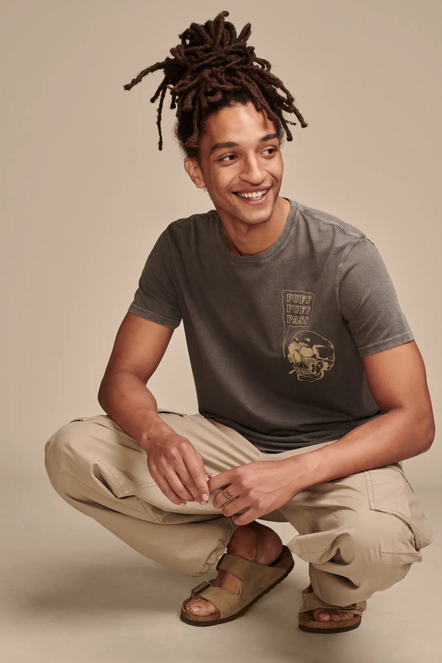 PUFF PUFF PASS HIGHEST QUALITY TEE, image 2