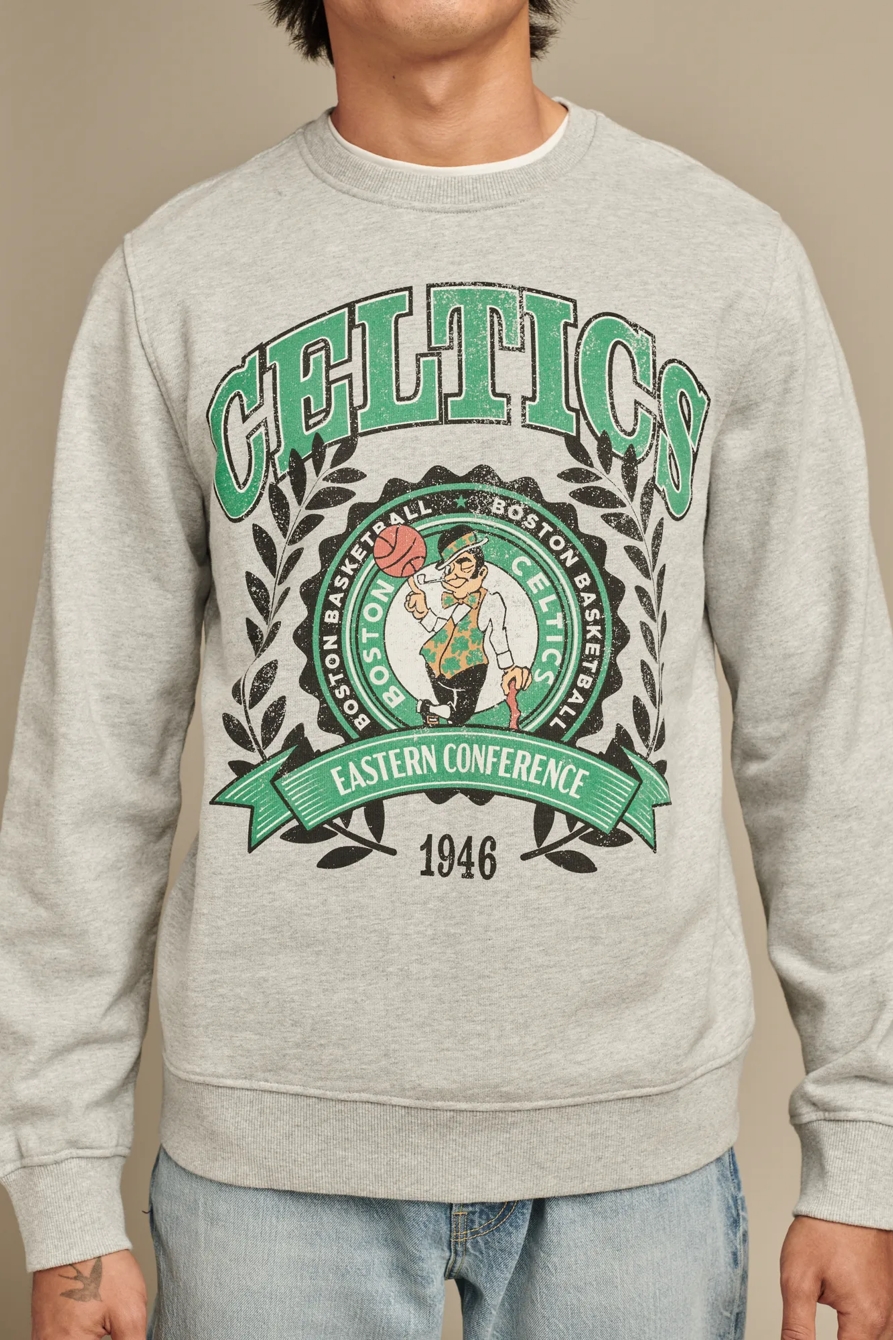 CELTICS CREW NECK SWEATSHIRT, image 2