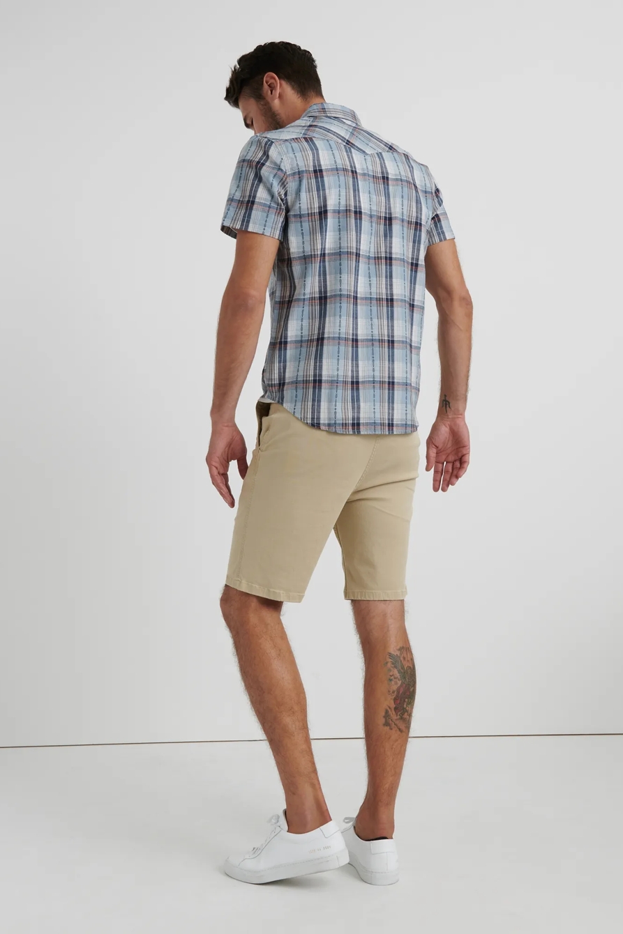 STRETCH TWILL FLAT FRONT SHORT, image 3