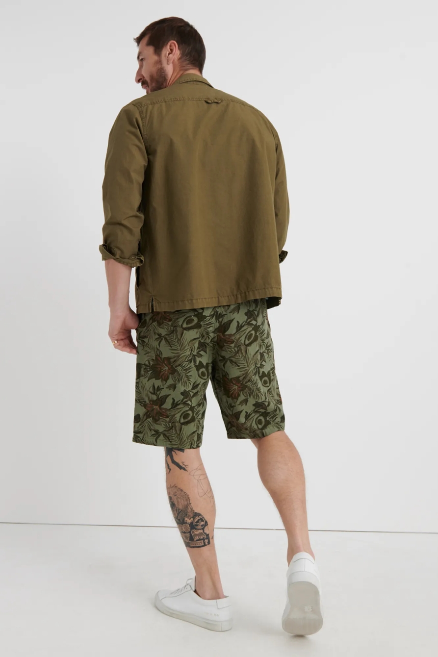 AVOCADO PRINT FLAT FRONT SHORT, image 3