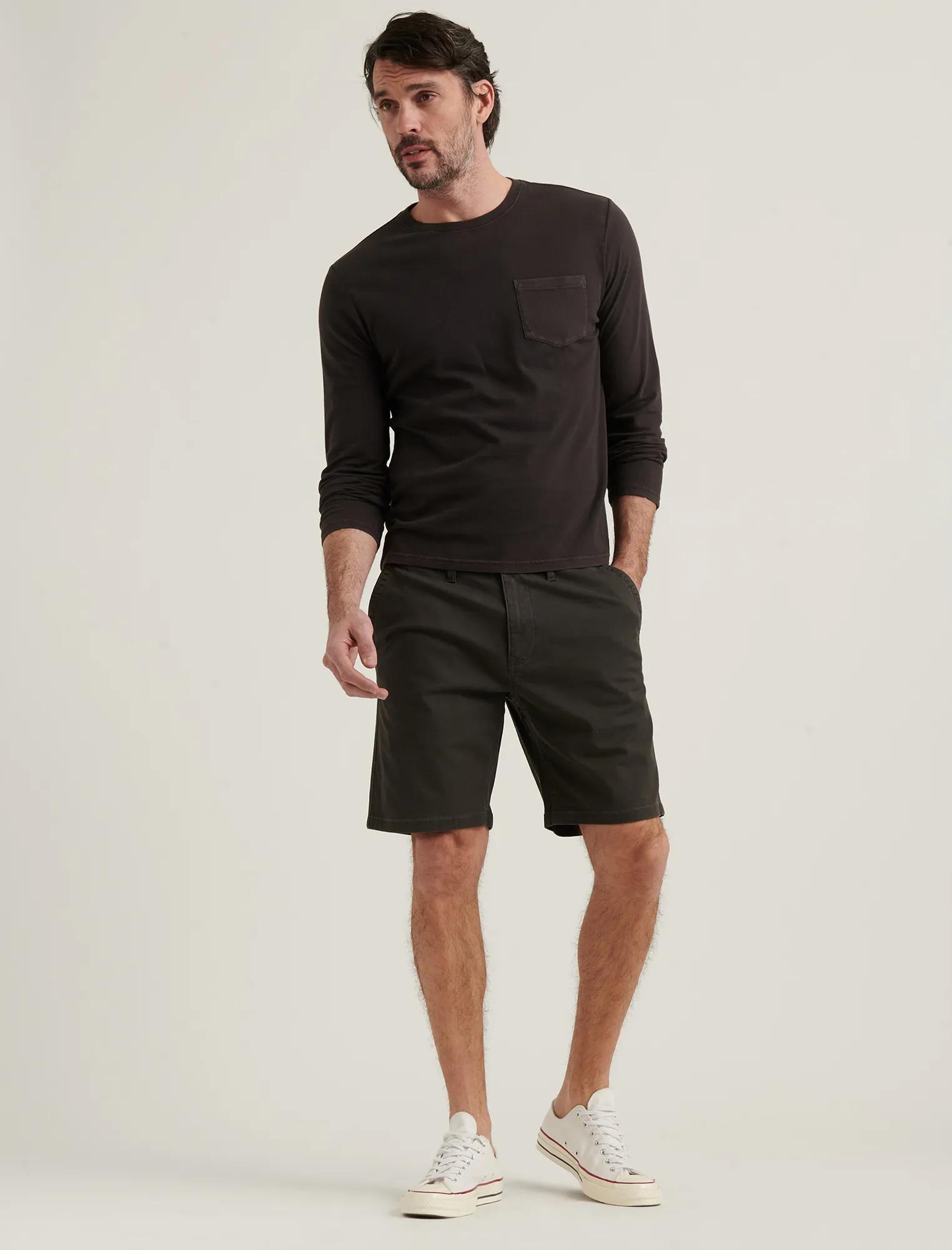 STRETCH TWILL FLAT FRONT SHORT | Lucky Brand