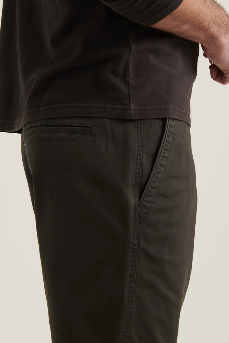 STRETCH TWILL FLAT FRONT SHORT, image 3