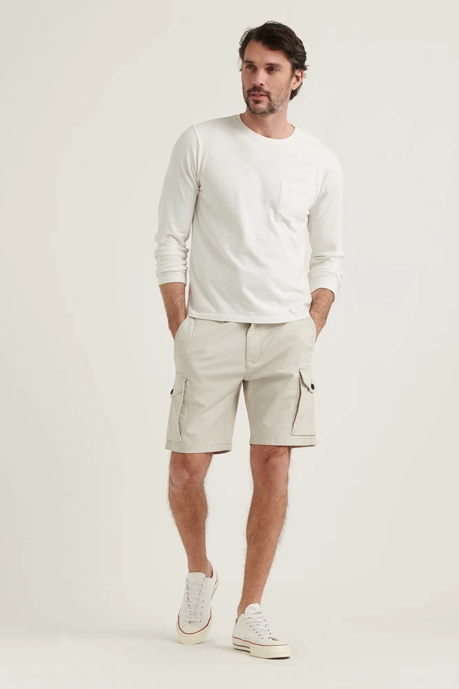STRETCH TWILL CARGO SHORT, image 1