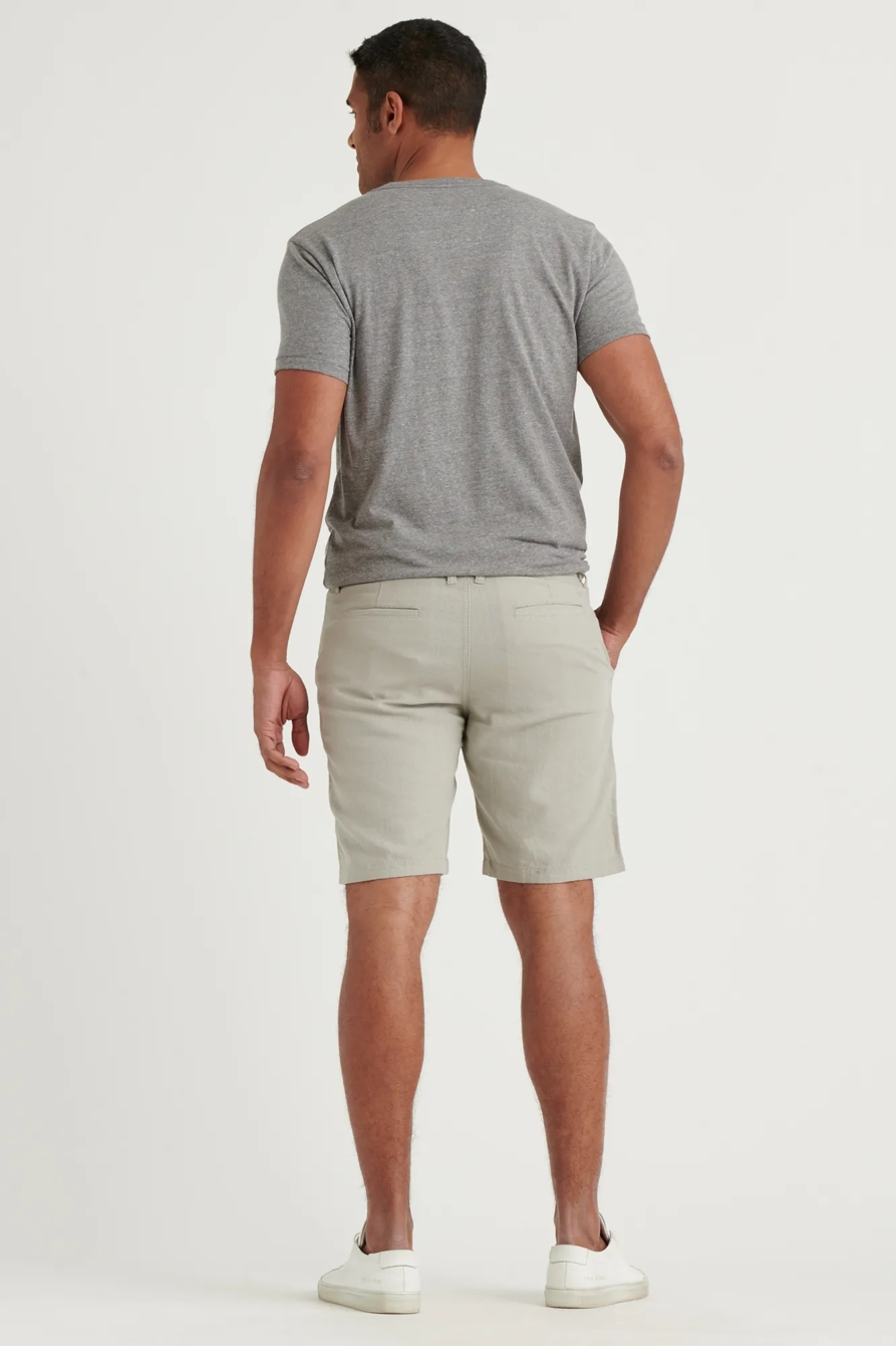 LINEN FLAT FRONT SHORT, image 3
