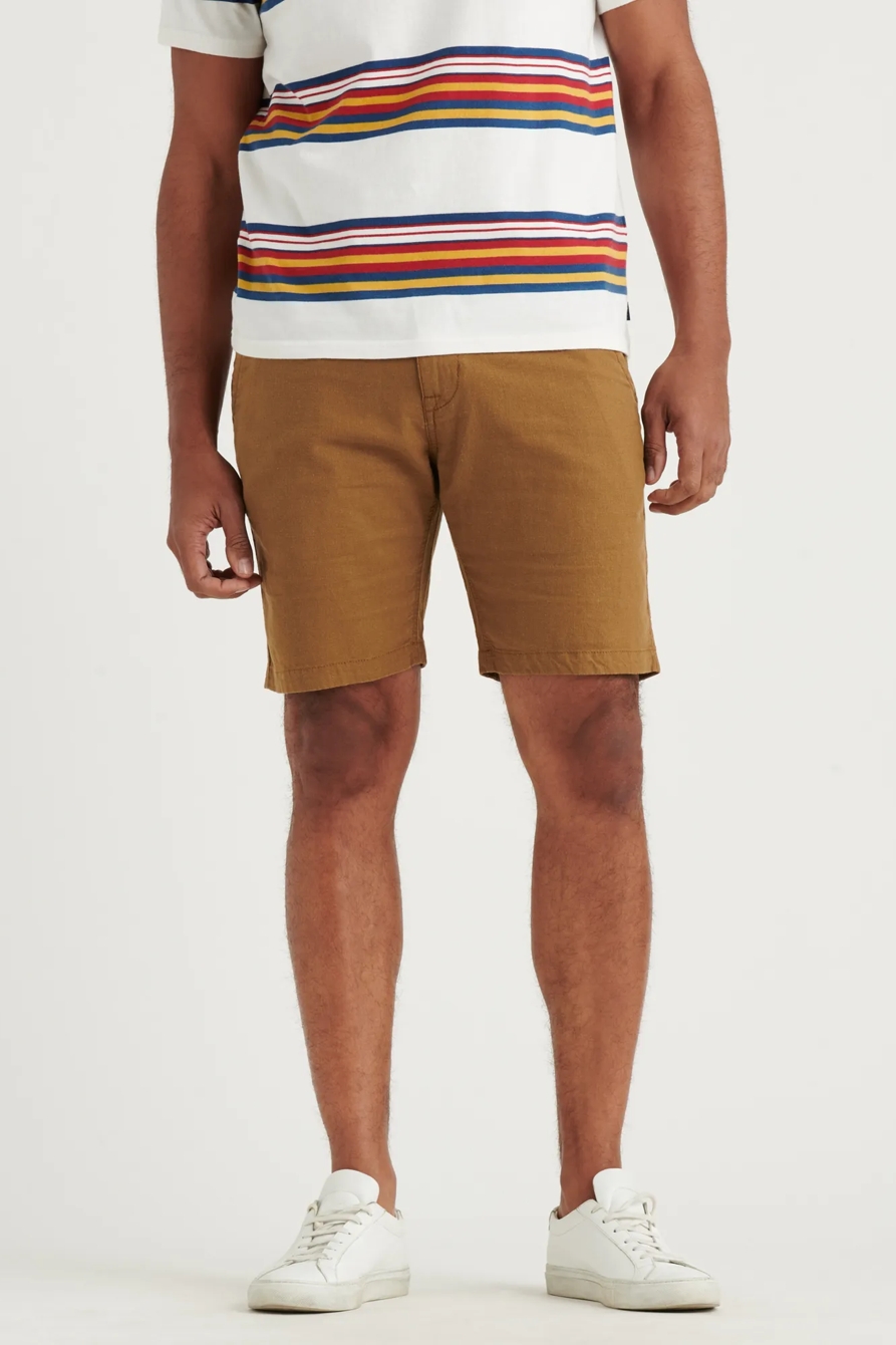 LINEN FLAT FRONT SHORT, image 5