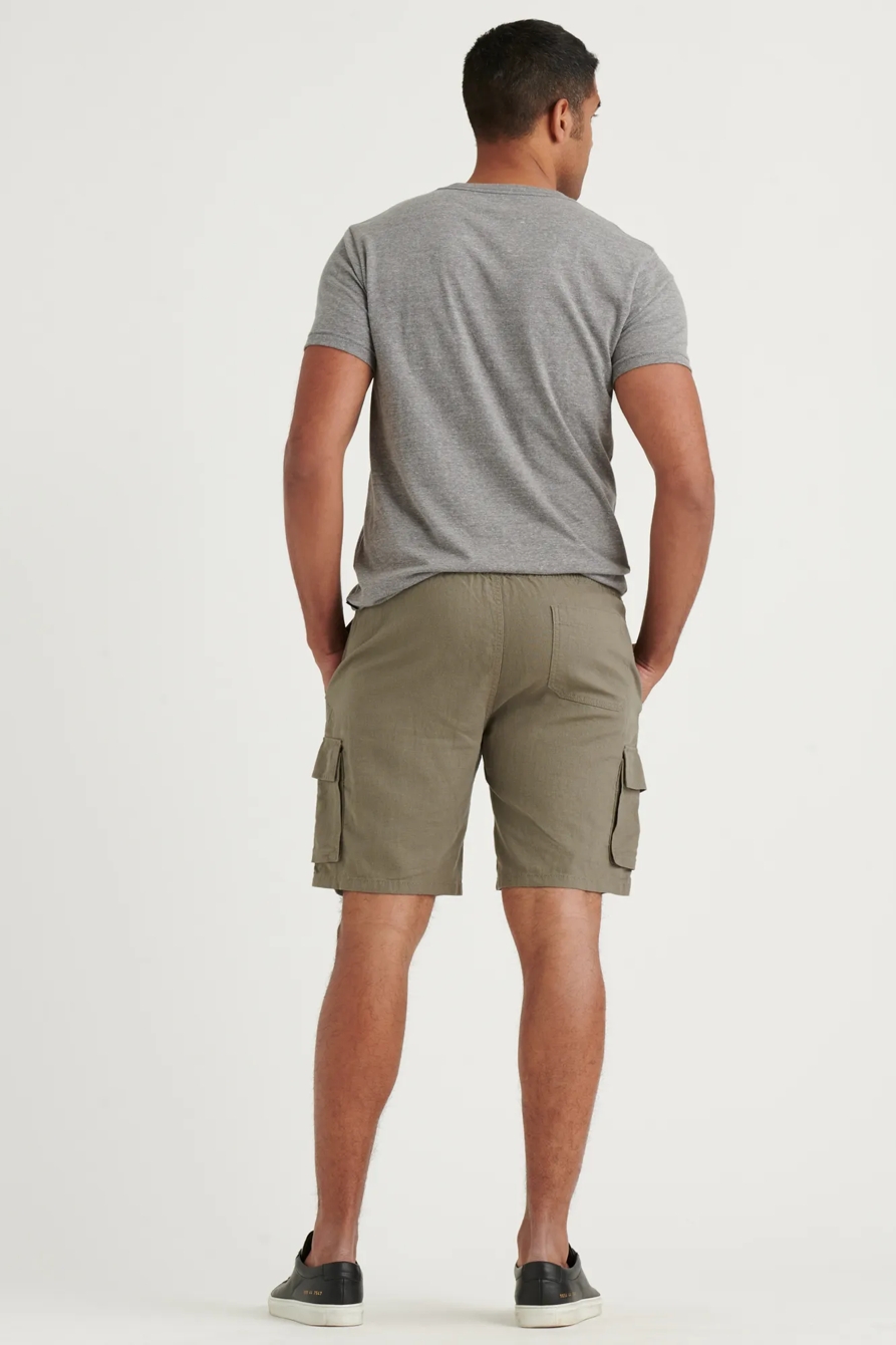 LINEN CARGO SHORT, image 3