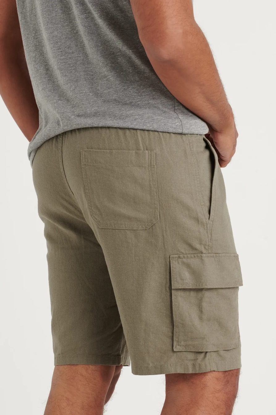 LINEN CARGO SHORT, image 4