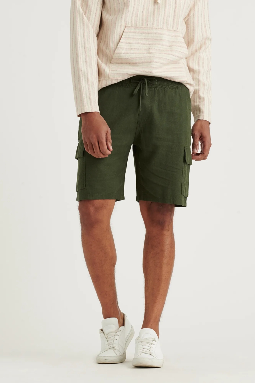 LINEN CARGO SHORT, image 5