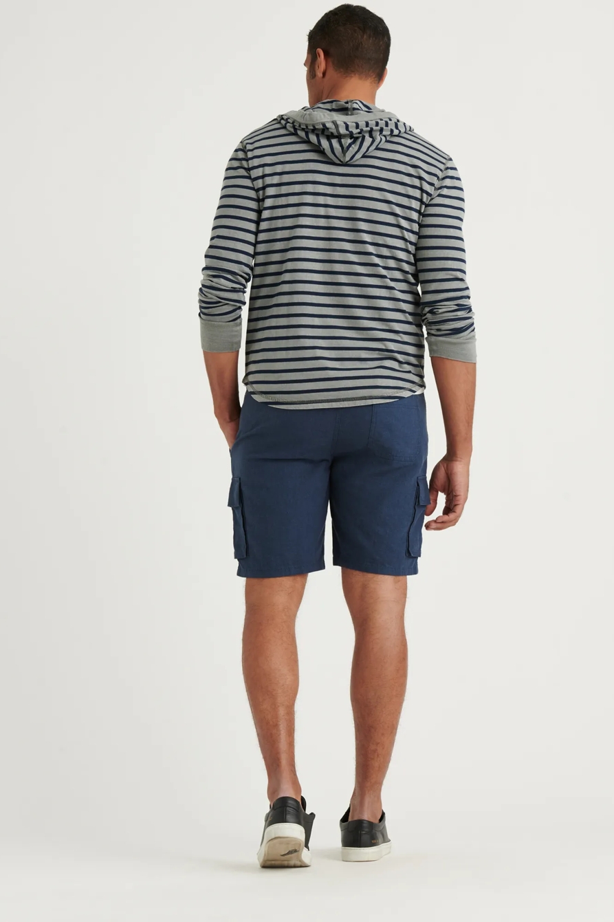 LINEN CARGO SHORT, image 3