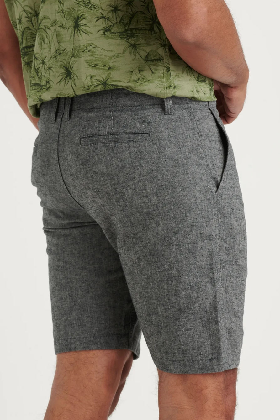 CHAMBRAY FLAT FRONT SHORT, image 4