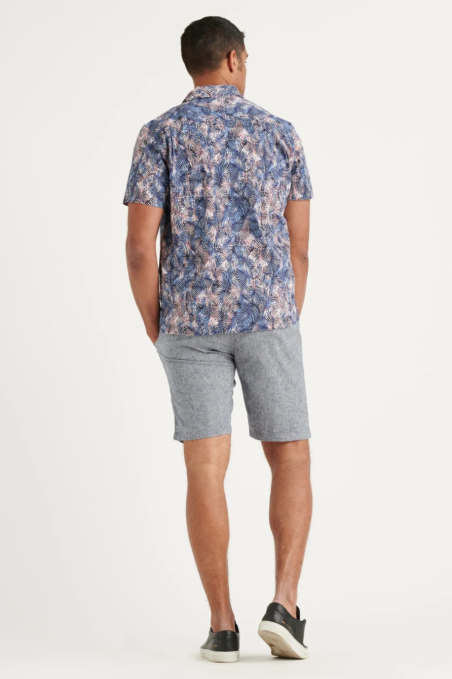 CHAMBRAY FLAT FRONT SHORT, image 3
