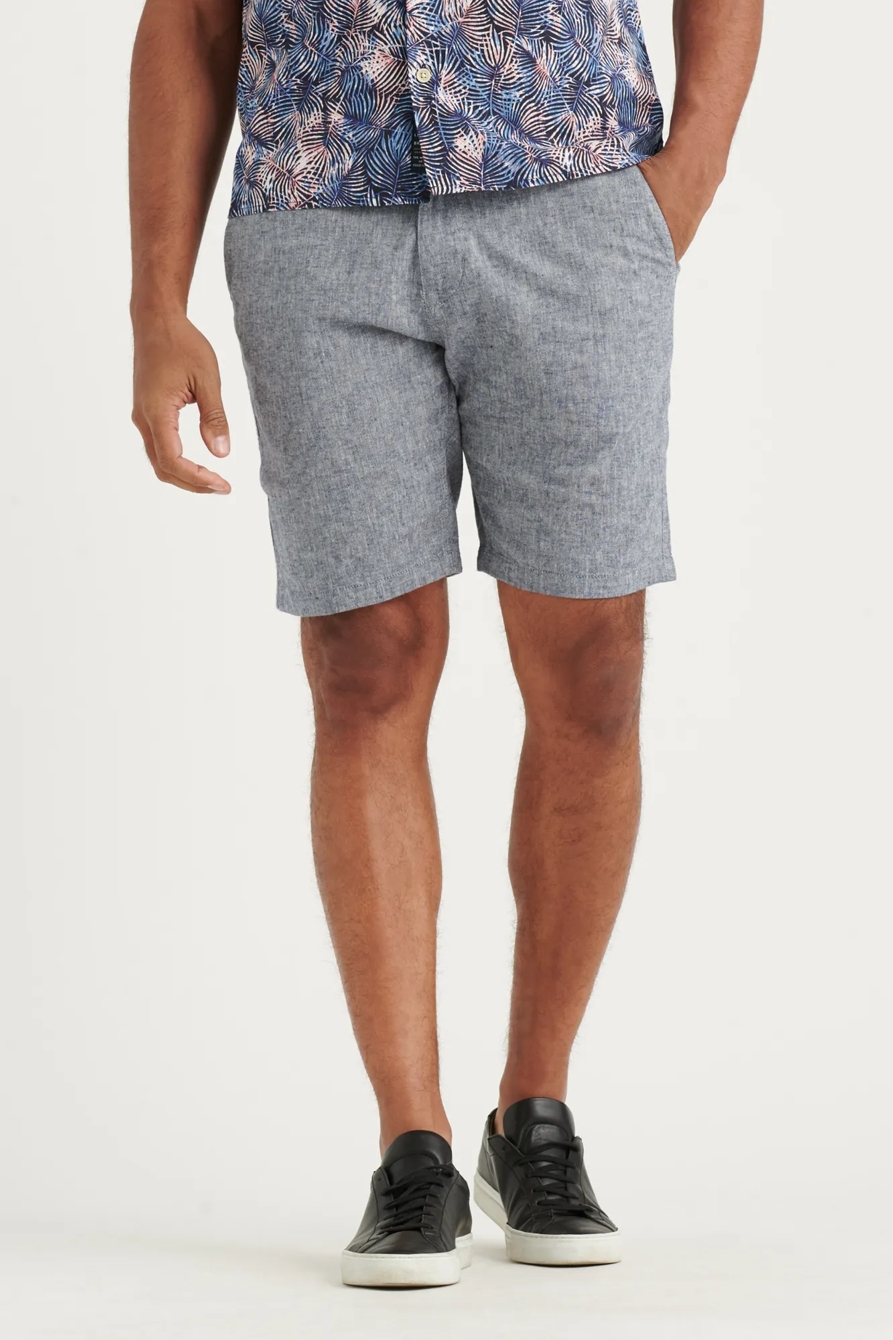 CHAMBRAY FLAT FRONT SHORT, image 5