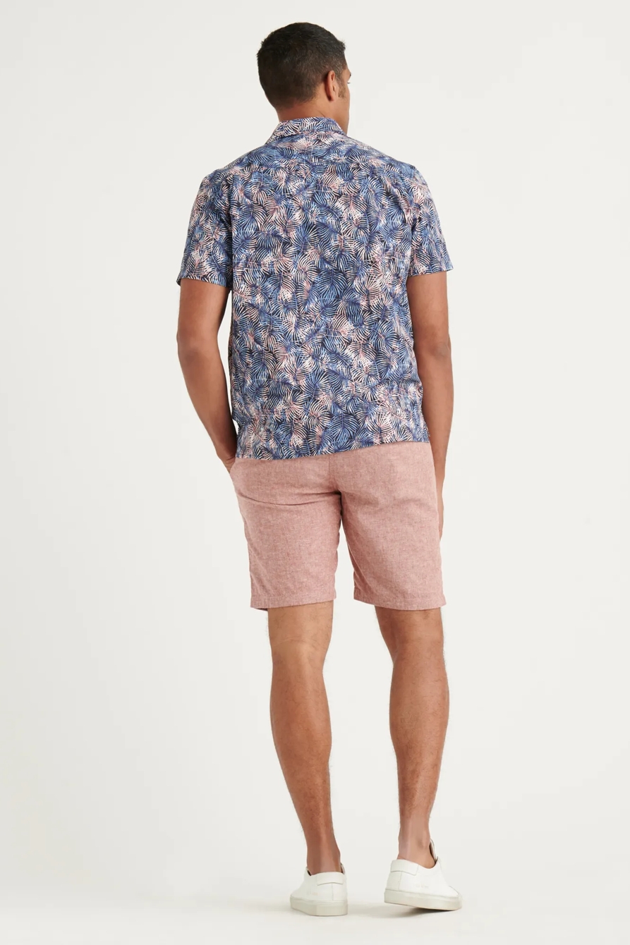 CHAMBRAY FLAT FRONT SHORT, image 3