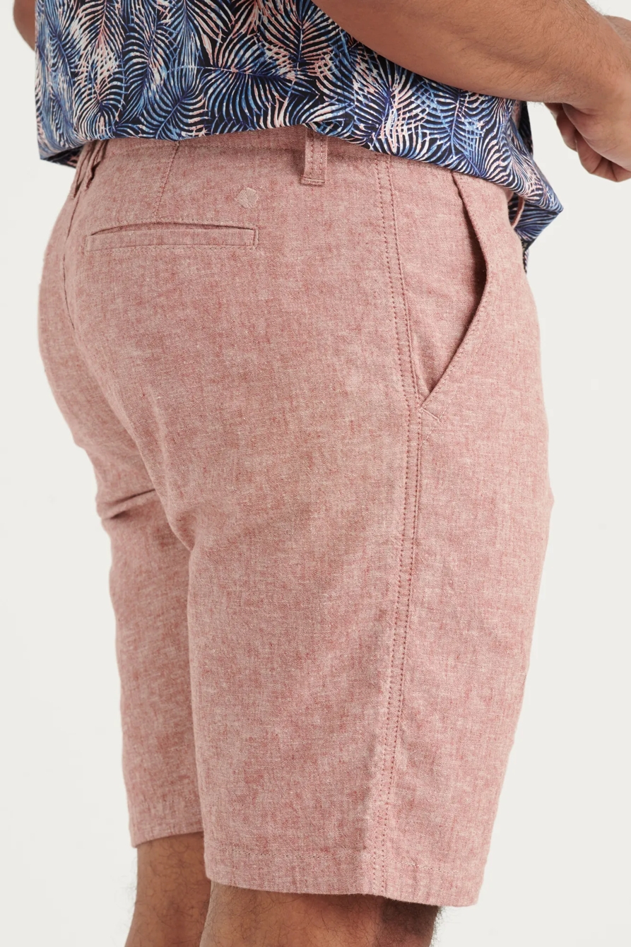 CHAMBRAY FLAT FRONT SHORT, image 4