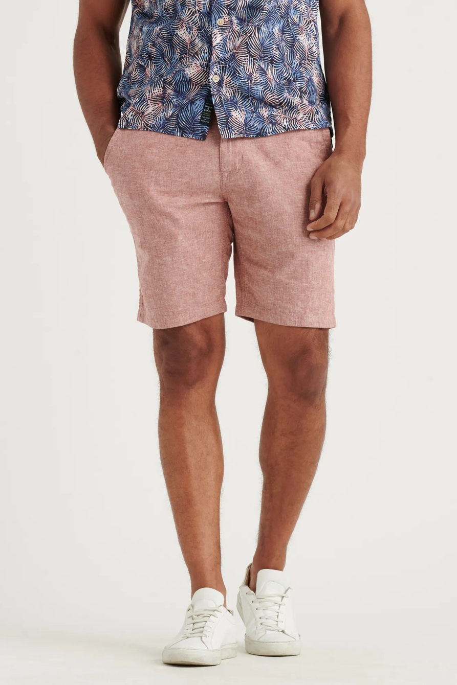 CHAMBRAY FLAT FRONT SHORT, image 5