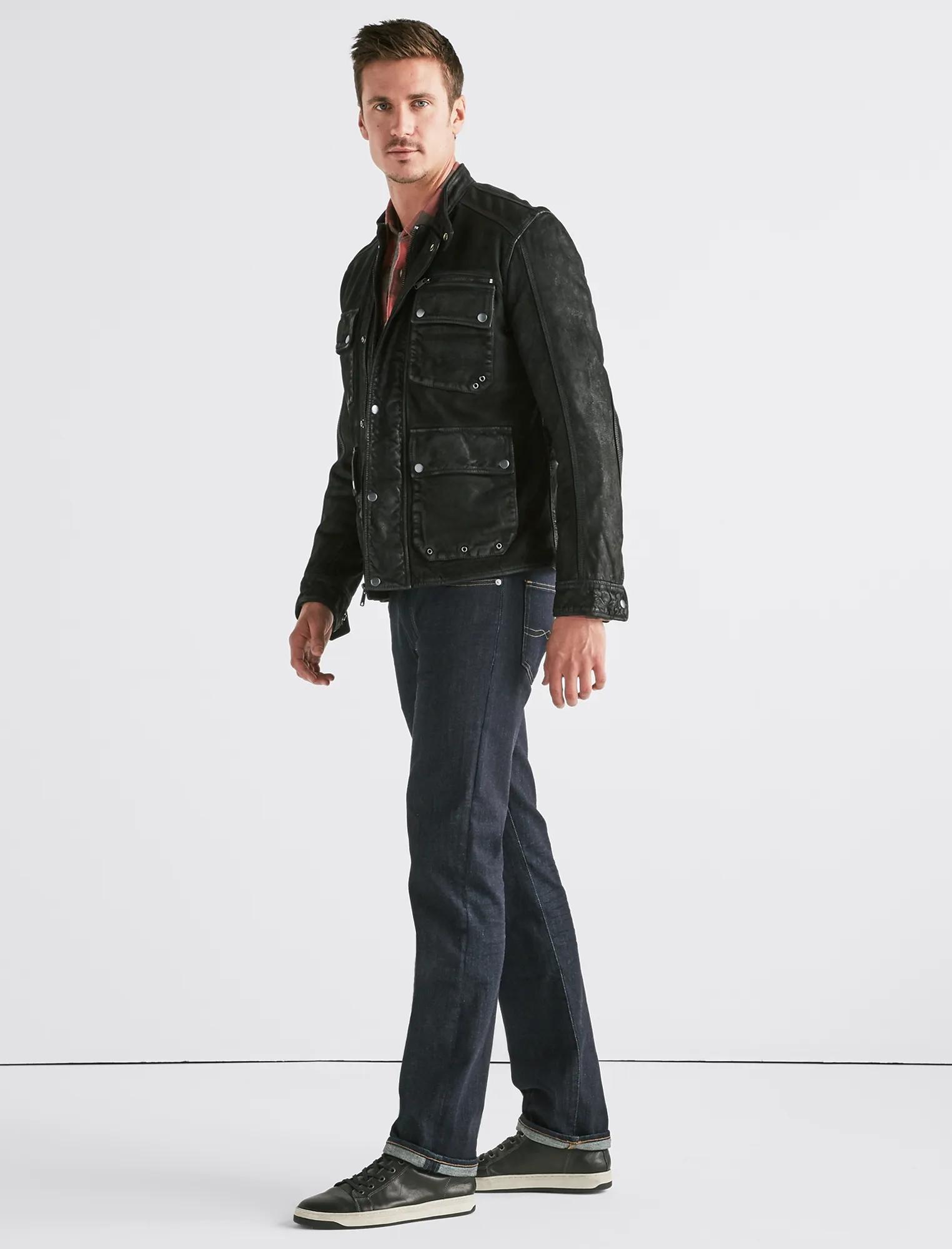 Four Pocket Leather Jacket, image 2