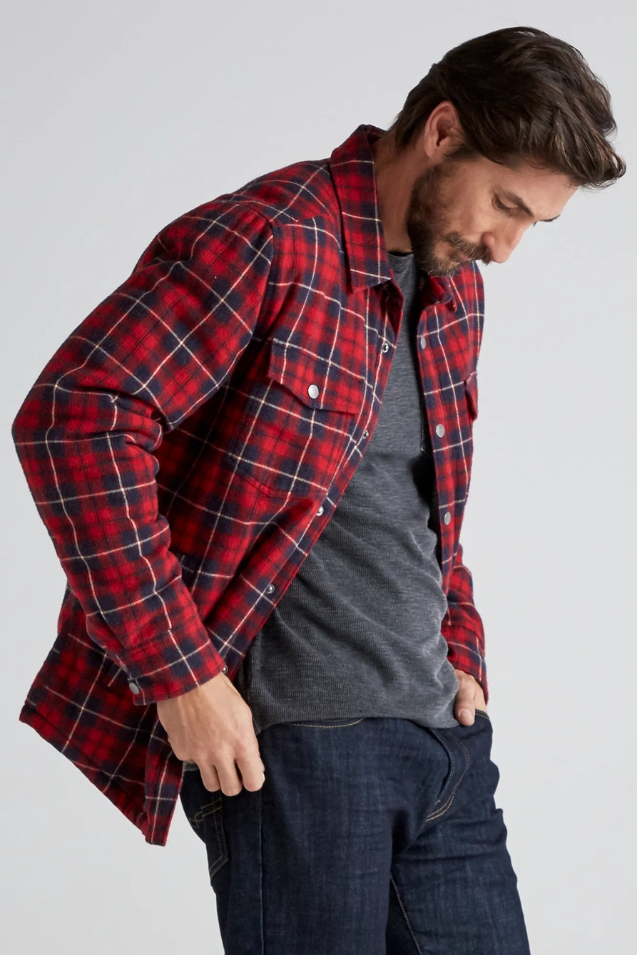 PLAID SHERPA SHIRT JACKET, image 2