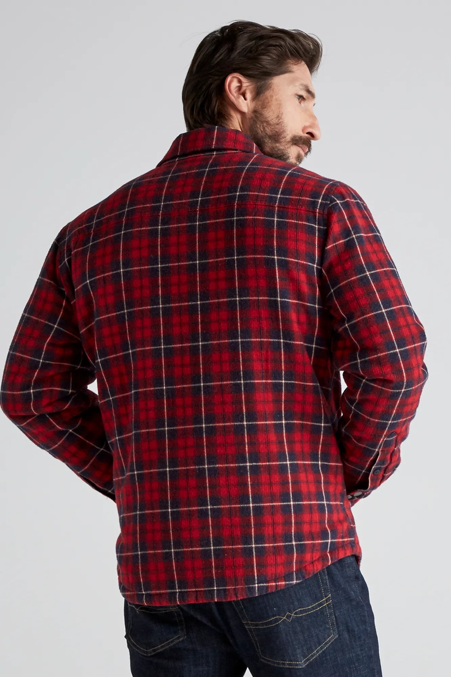 PLAID SHERPA SHIRT JACKET, image 3