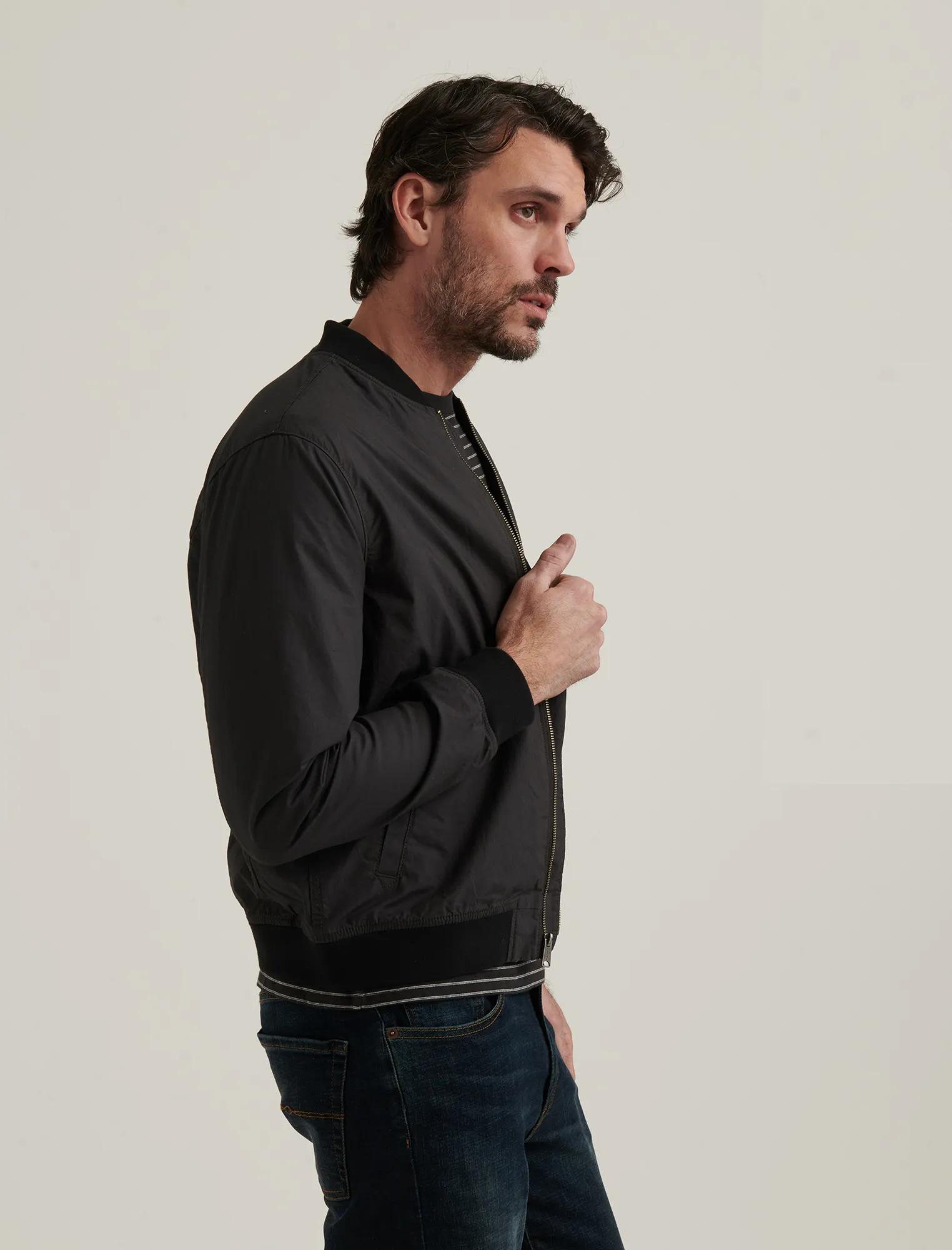 JERSEY LINED BOMBER JACKET, image 2