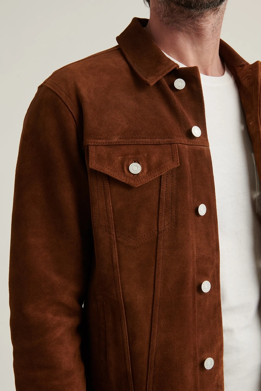 SUEDE TRUCKER JACKET, image 4
