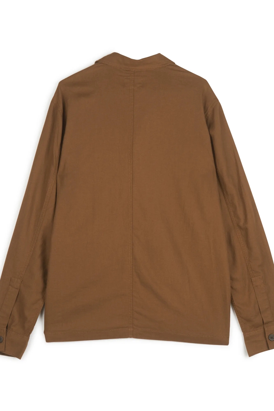 LINEN BLEND SHIRT JACKET, image 2