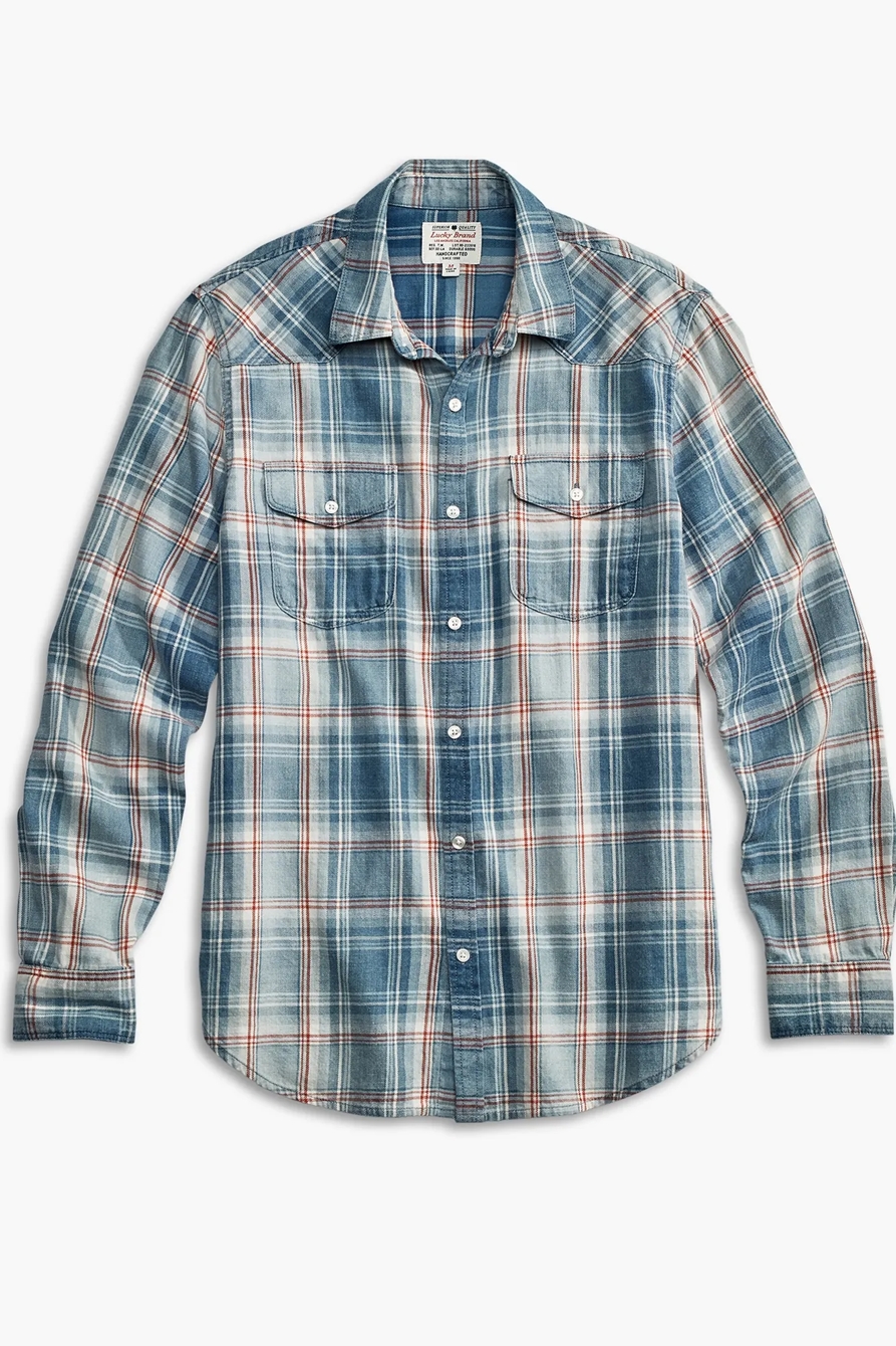 GROM INDIGO WESTERN SHIRT, image 6