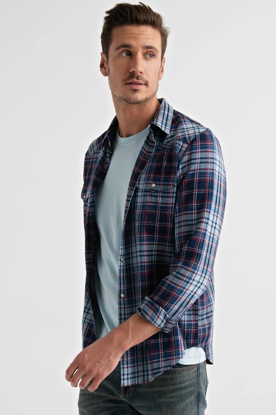 Indigo Western Shirt, image 2