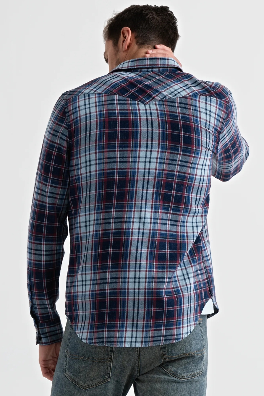Indigo Western Shirt, image 3