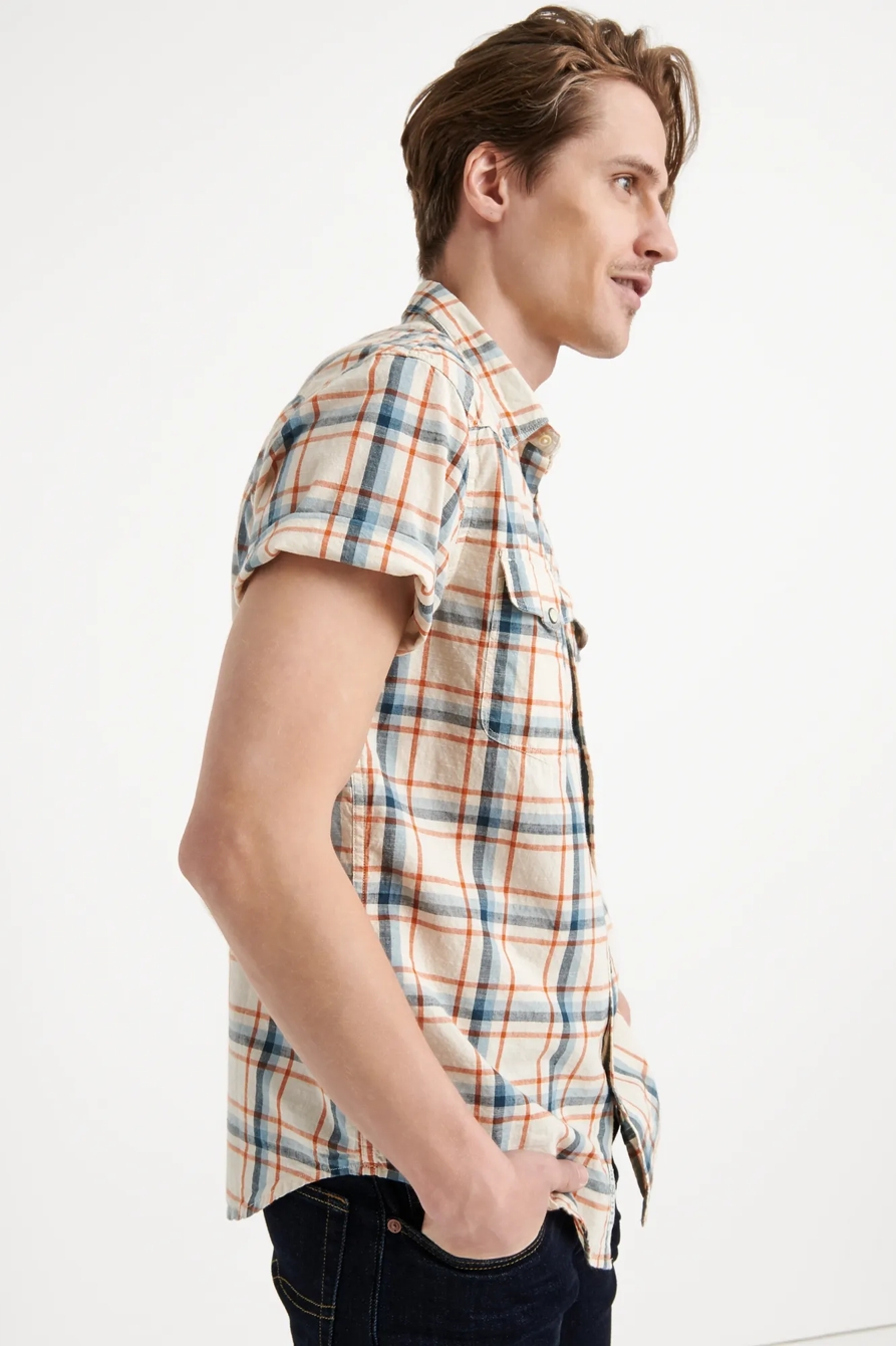 Slub Poplin Western Shirt, image 2