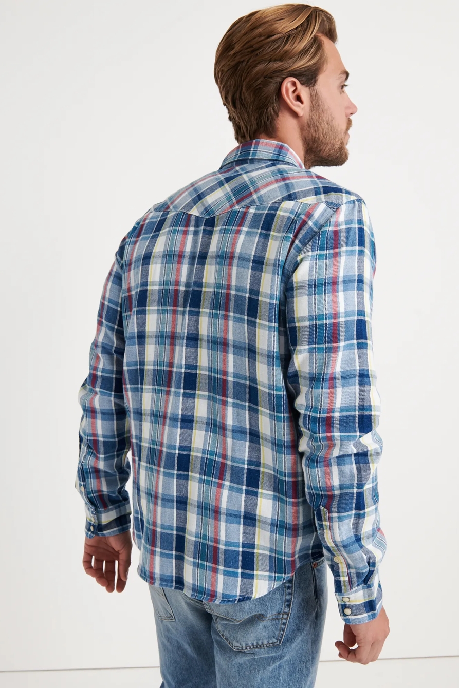 Slim Fit Indigo Western, image 3