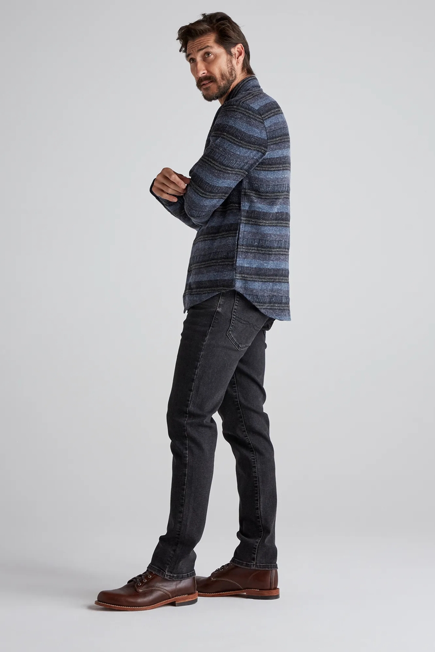 JACQUARD LONG SLEEVE SHIRT JACKET, image 2