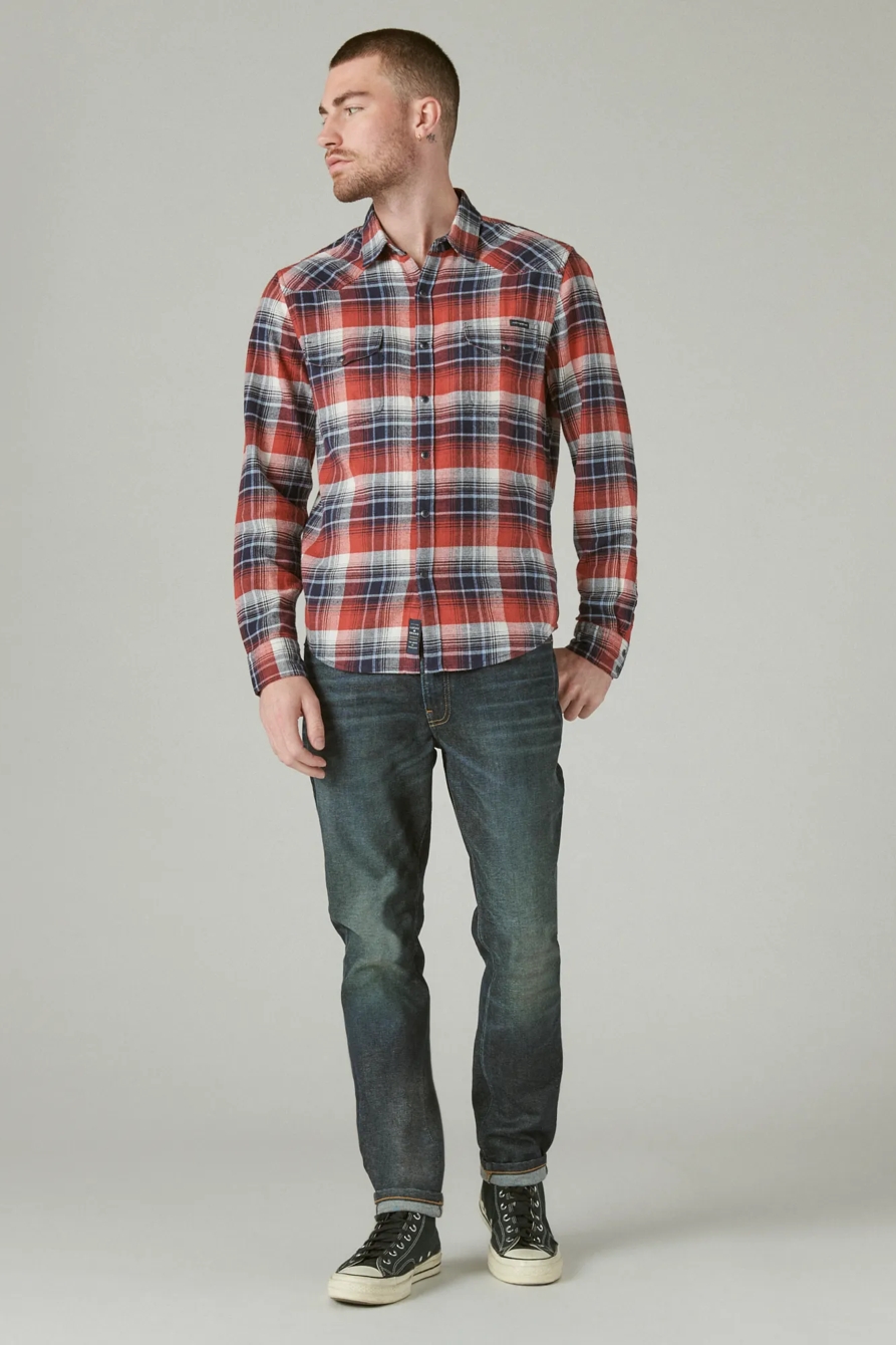 PLAID WESTERN LONG SLEEVE SHIRT, image 2