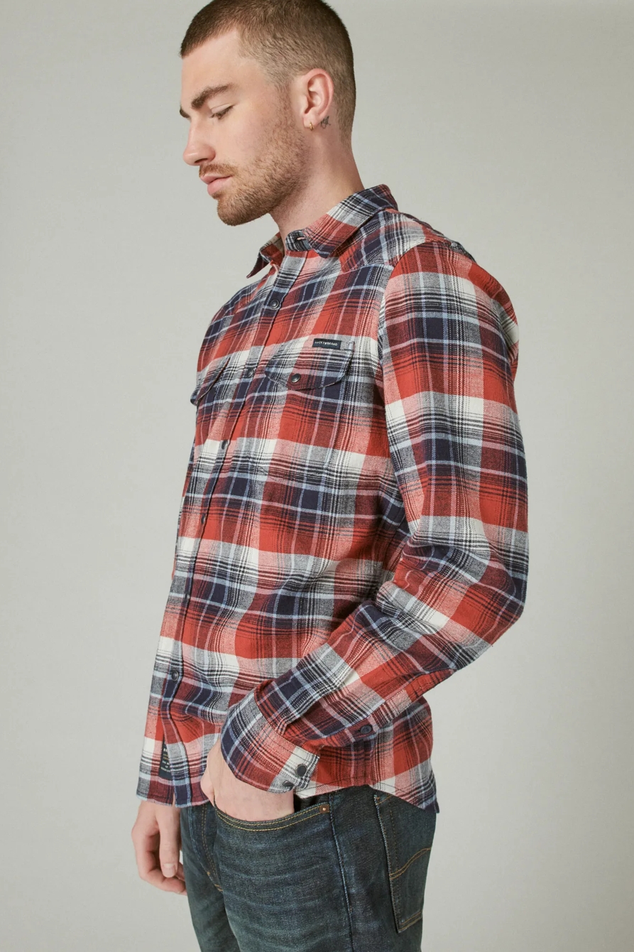 PLAID WESTERN LONG SLEEVE SHIRT, image 3