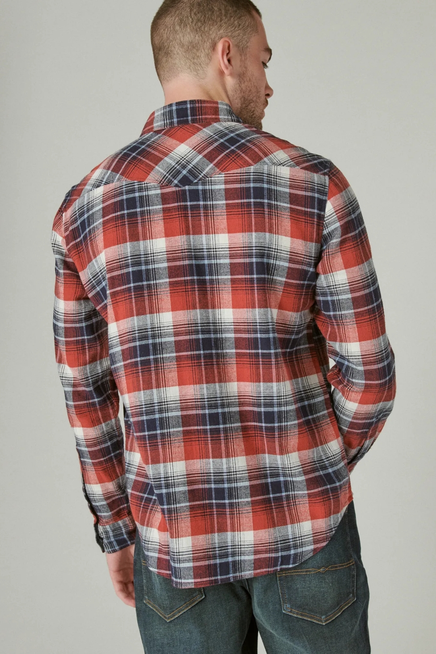 PLAID WESTERN LONG SLEEVE SHIRT, image 4