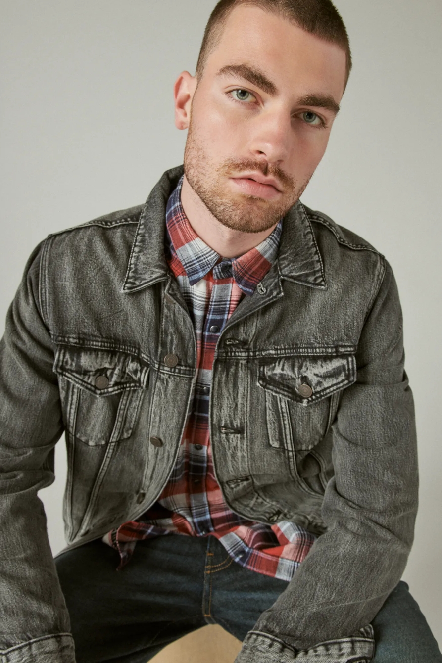 PLAID WESTERN LONG SLEEVE SHIRT, image 6