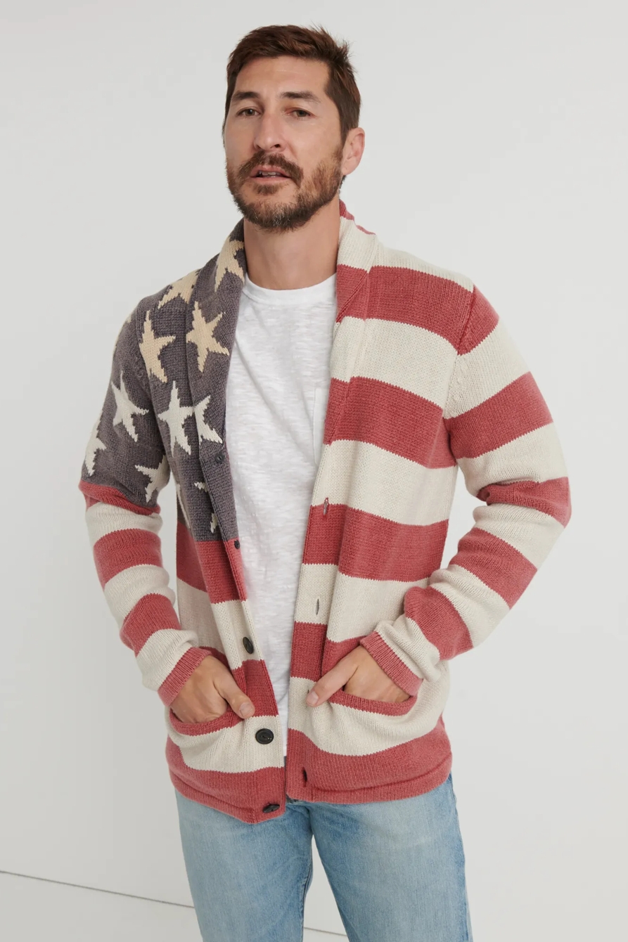 AMERICANA SHAWL CARDIGAN, image 1