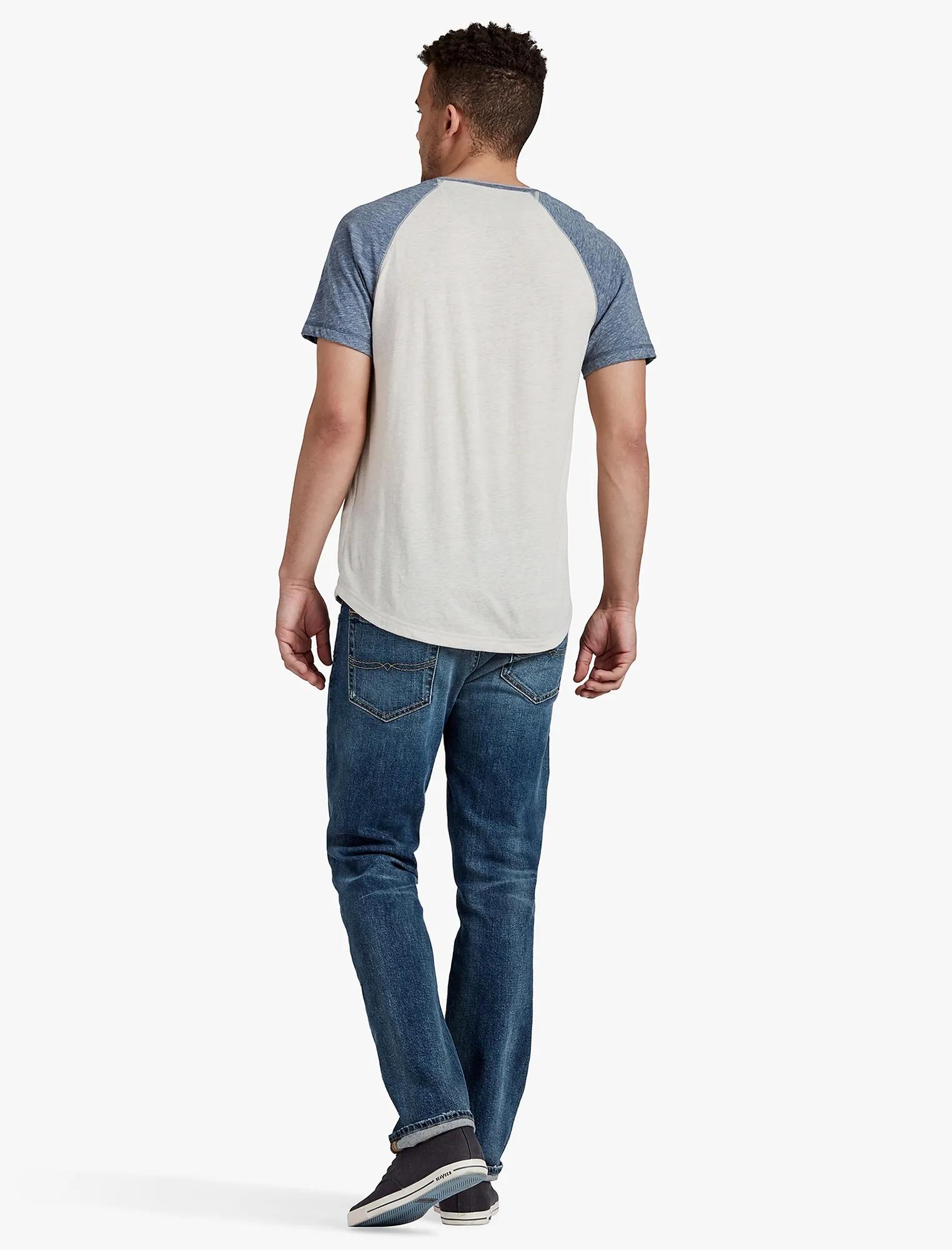 RAGLAN SHORT SLEEVE HENLEY, image 2