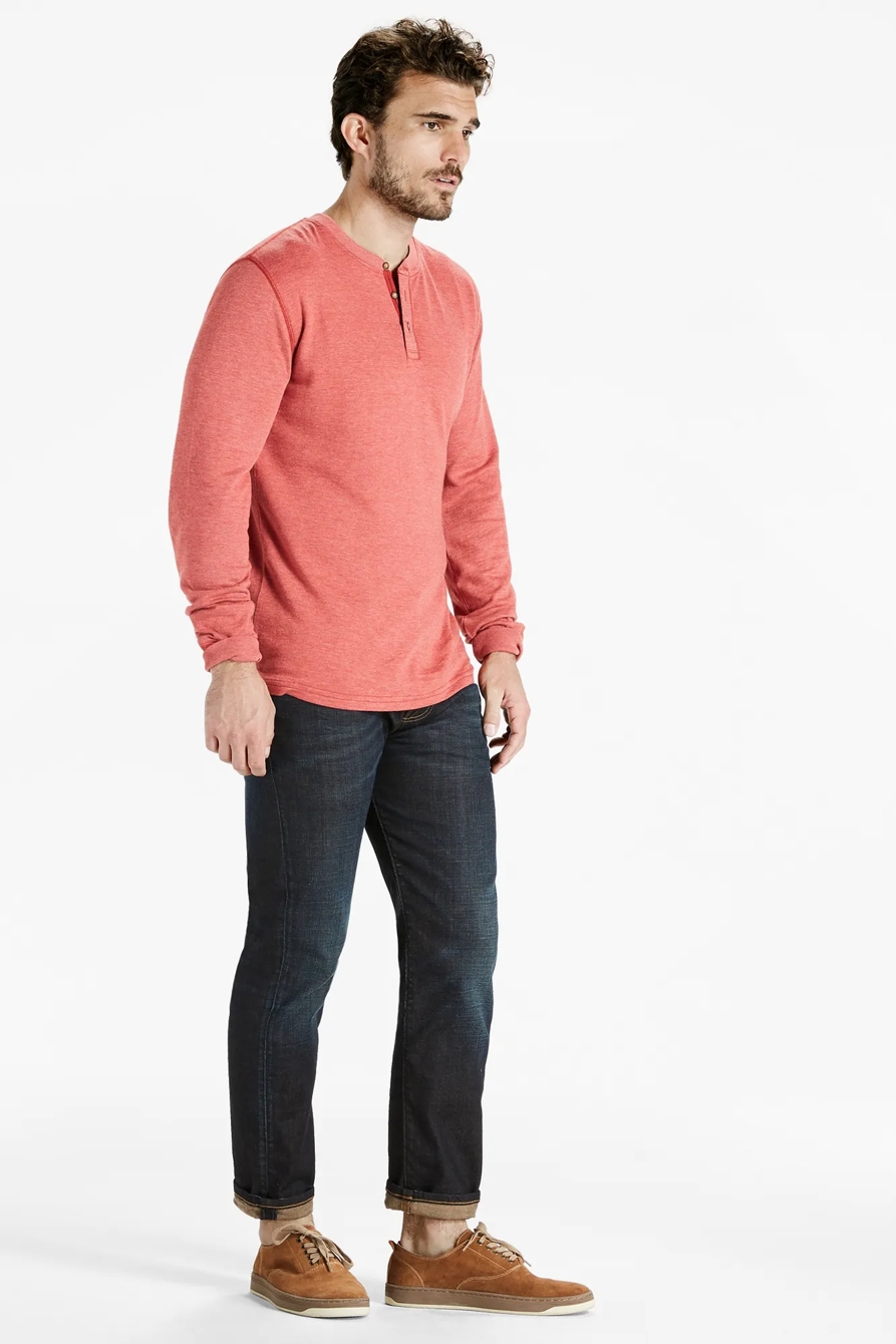 DOUBLE KNIT HENLEY TEE, image 2