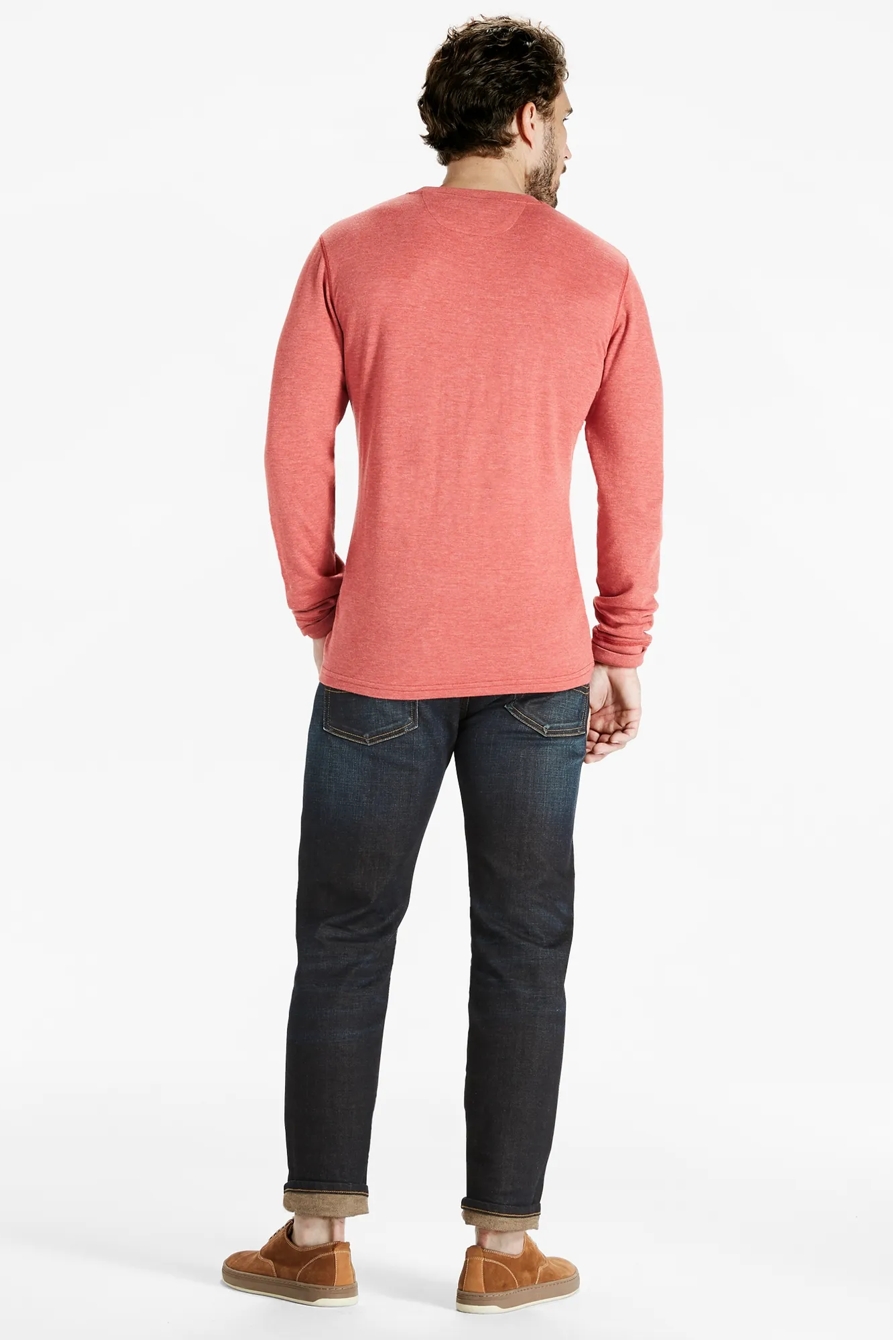 DOUBLE KNIT HENLEY TEE, image 3